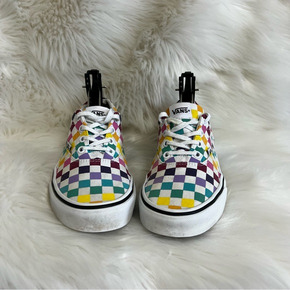 VANS Multicolor Chekerboard Lace Up Sneakers - Picture 2 of 6